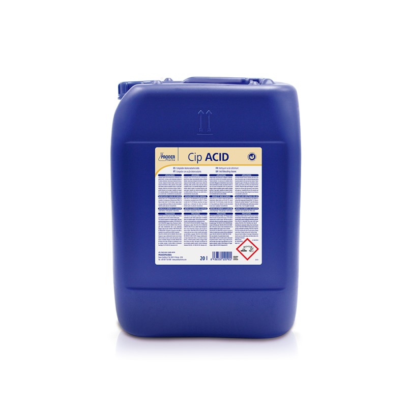 Cip ACID Detergente autoespumante desincrustante ácido.