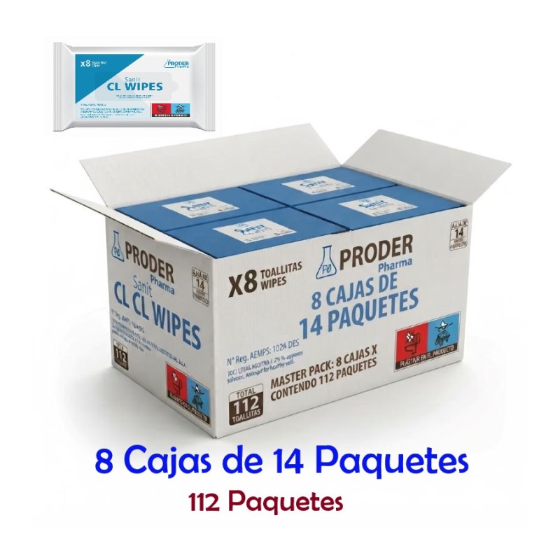 SANIT® CL WIPES Toallitas para lavado de pacientes encamados