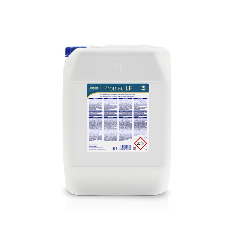 Promac LF Detergente concentrado de baja espuma.