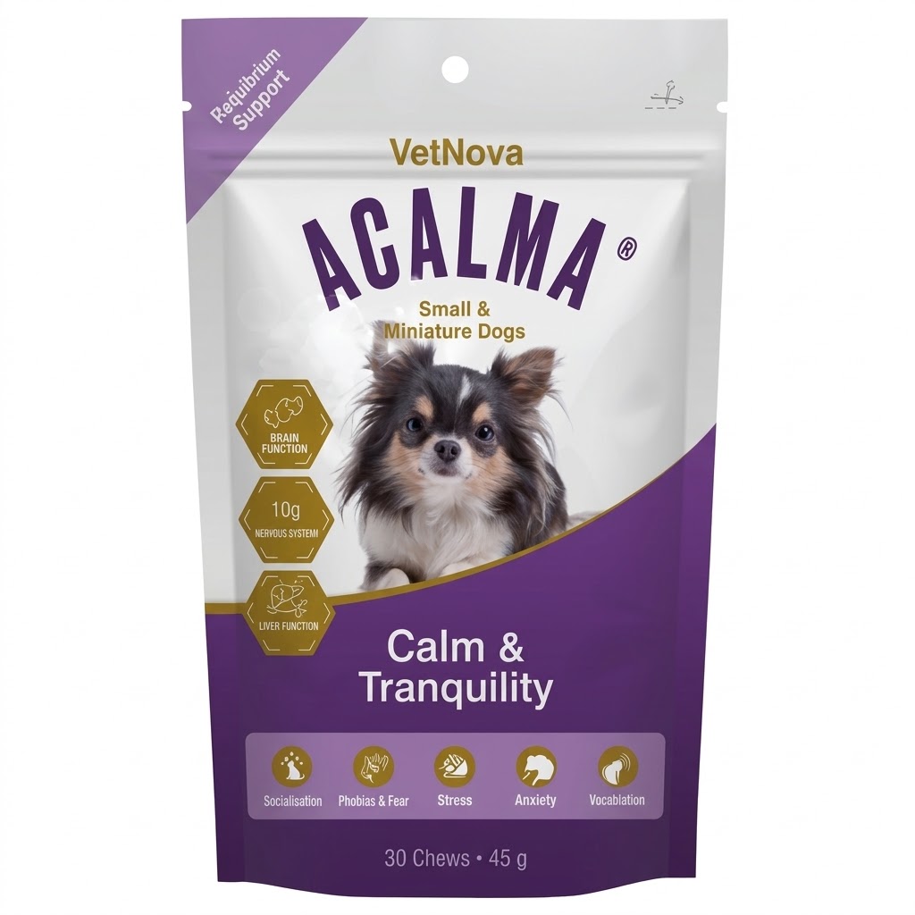 ACALMA® Small & Miniature Dogs 30 Chews VETNOVA